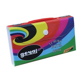 Goyal 12 Renk Çantalı Pastel Boya