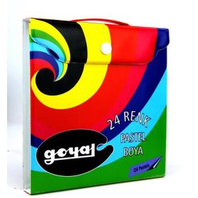 Goyal 24 Renk Çantalı Pastel Boya