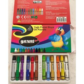 Goyal PTL-102 Karton 12 Renk Yuvarlak Pastel Boya