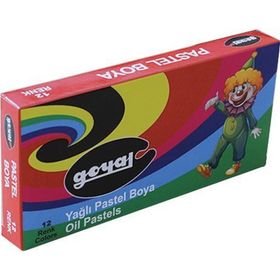 Goyal PTL-102 Karton 12 Renk Yuvarlak Pastel Boya