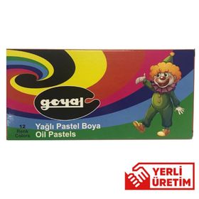 Goyal PTL-112 Karton 12 Renk Köşeli Pastel Boya