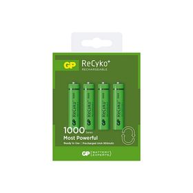 GP 1000 mah 4'lü Şarj Edilebilir İnce Kalem Pil