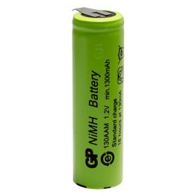 GP 1300 mA 1.2V Düz Kafa Puntalı AA 130AAM Kalem Pil