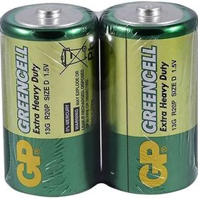 GP 13G-2S2 Greencell 2'li 1.5V Pil