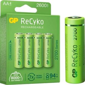 GP 2700 Serisi 2600 mAh AA Şarj Edilebilir Pil