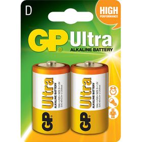 GP 2X Ultra Alkalin D Boy Kalın Pil