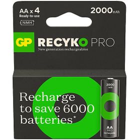 GP 4x2000 Mah Recyko Pro Şarj Edilebilir Aa Boy Kalem Pil