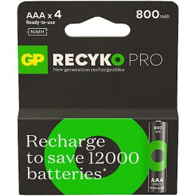 GP 4x800 Mah Recyko Pro Şarj Edilebilir Aaa Boy İnce Pil