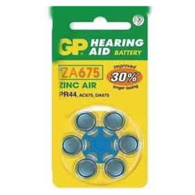 GP 6'lı Za675 1.4 v Düğme Kulaklık Pili