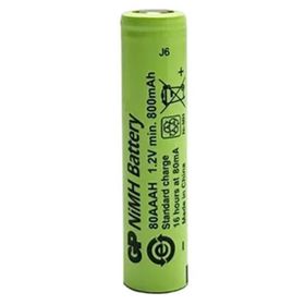GP 80AAH 800 mAh 1.2V AAA Tekli Düz Kafa Şarj Edilebilir Endüstriyel İnce Kalem Pil