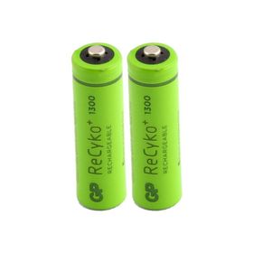 GP AA 1300 mAh GP130AAHCEMTR-2GB 2'lü Paket Şarjlı Kalem Pil