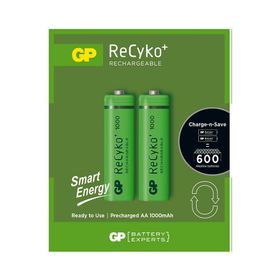 GP AA 1300 mAh GP130AAHCEMTR-2GB 2'lü Paket Şarjlı Kalem Pil