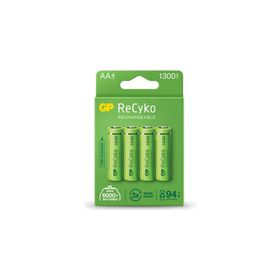 GP AA 1300 mAh GP130AAHCEMTR-4 4'lü Paket Şarjlı Kalem Pil