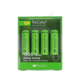 GP AA 1300 mAh GP130AAHCEMTR-4 4'lü Paket Şarjlı Kalem Pil