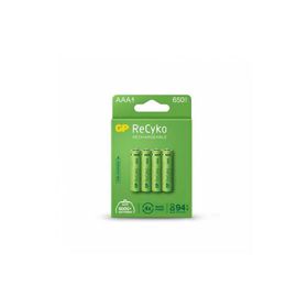 GP AAA 650 mAh GP65AAAHCEM-2GBR4 4'li Paket Şarjlı İnce Kalem Pil