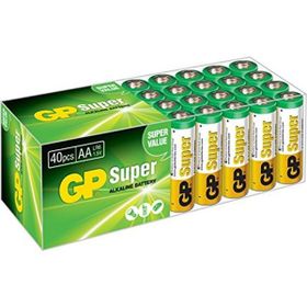 GP Batteries Yeşil GP15A 24'lü Süper Alkalin LR6-E91-AA Kalem Pil