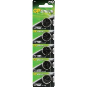 GP CR2025 3 V Lityum 5'li Para Pil