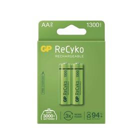 GP GP130AAHCE-2EB2 Recyko 1300 Mah R6 AA Şarjlı 2'li Kalem Pil
