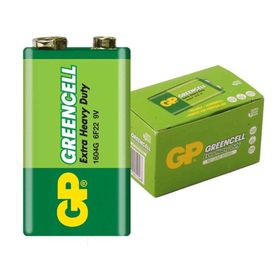 GP GP1604G-2 Greencell 9V Çinko 10'lu Pket Pil