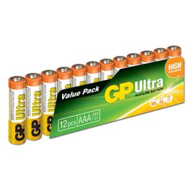 GP GP24AU-2MTPVS12 Ultra Alkalin 12'li AAA İnce Kalem Pil