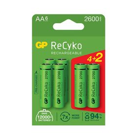 GP GP270AAHCE4 2-2EB6 ReCyko Şarj Edilebilir AA 6'lı Kalem Pil