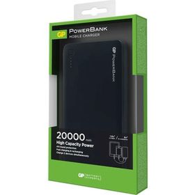 GP GP3C20ABE 20000 mAh 2.1A-1A Çift USB Çıkışlı Taşınabilir Şarj Cihazı