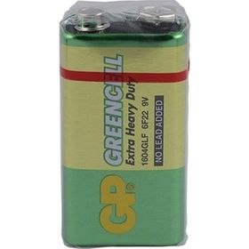 GP Greencell Gp1604G-2U1 9V Çinko Tekli Paket Pil