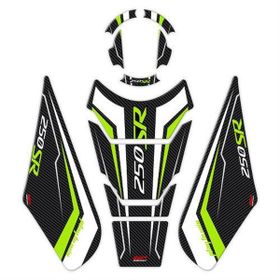GP Kompozit CF Moto 250 SR 2020-2023 Uyumlu Sarı Tank Pad Seti