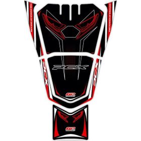 GP Kompozit Honda PCX 125 2021-2023 Uyumlu Kırmızı Tank Pad