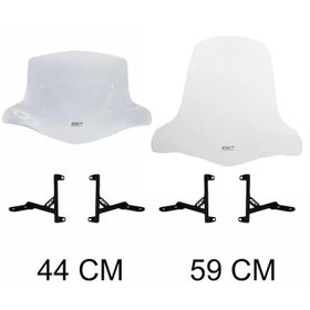 GP Kompozit Scooter Universal Şeffaf 59 cm Elcikli Ön Cam