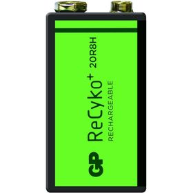 GP Recyko+ 200 mAh 9V Tekli Şarj Edilebilir Büyük Pil