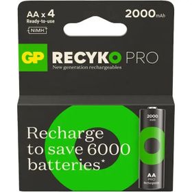 GP Recyko 2100 Series 4+2 NI-MH Şarj Edilebilir Pil