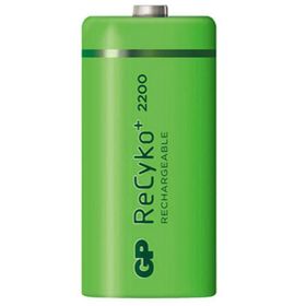 GP ReCyko+ 2200 mAh 1.2V C 2'li Şarj Edilebilir Orta Pil