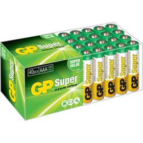 GP Super LR03 AAA 40'lı Alkalin Kalem Pil