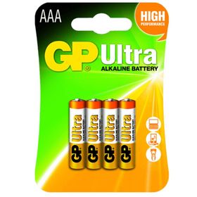 GP Ultra LR03 AAA 4'lü Alkalin İnce Kalem Pil