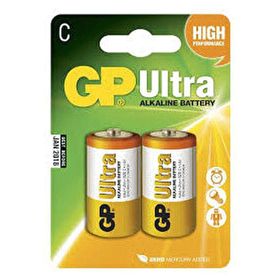 GP Ultra LR14 C 2'li Alkalin Orta Pil