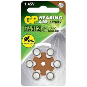 GP ZA312 6'lı Kulaklık Pili