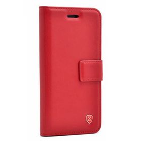 Gpack Alcatel 1S 2020 Kar Deluxe Cüzdan Kartvizitli Kopçalı Kırmızı Cep Telefonu Kılıfı