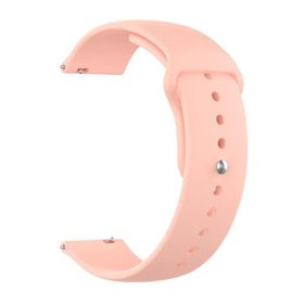 Gpack Amazfit Bip S 20 mm Mat Düz Renkli Silikon Mor Kordon