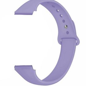 Gpack Amazfit Bip S 20 mm Mat Düz Renkli Silikon Mor Kordon