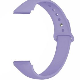 Gpack Amazfit Bip S 20 mm Mat Düz Renkli Silikon Mor Kordon