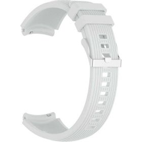 Gpack Amazfit Bip U Silikon Kancalı Ayarlanabilir KRD 18 Beyaz Kordon