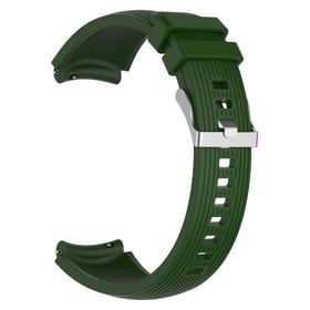 Gpack Amazfit Bip U Silikon Kancalı Ayarlanabilir KRD 18 Koyu Yeşil Kordon
