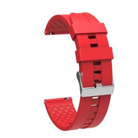 Gpack Amazfit GTR 2E Silikon Kancalı KRD 23 Siyah Kordon