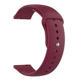 Gpack Amazfit GTR 3 Mat Klasik Silikon KRD 11 Mürdüm Kordon