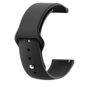 Gpack Amazfit GTR Mini KRD 11 Siyah Mat Klasik Silikon Kordon