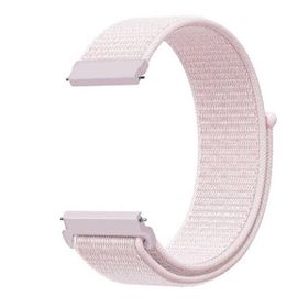 Gpack Amazfit GTS 2 Mini Kumaş Cırtcırt Kordon Açık Pembe Kordon