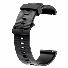 Gpack Amazfit GTS 2 Silikon Kancalı KRD 46 Siyah Kordon