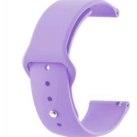 Gpack Amazfit GTS 3 Mat Klasik Silikon KRD 11 Mor Kordon