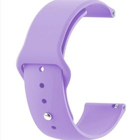 Gpack Amazfit GTS 3 Mat Klasik Silikon KRD 11 Mor Kordon